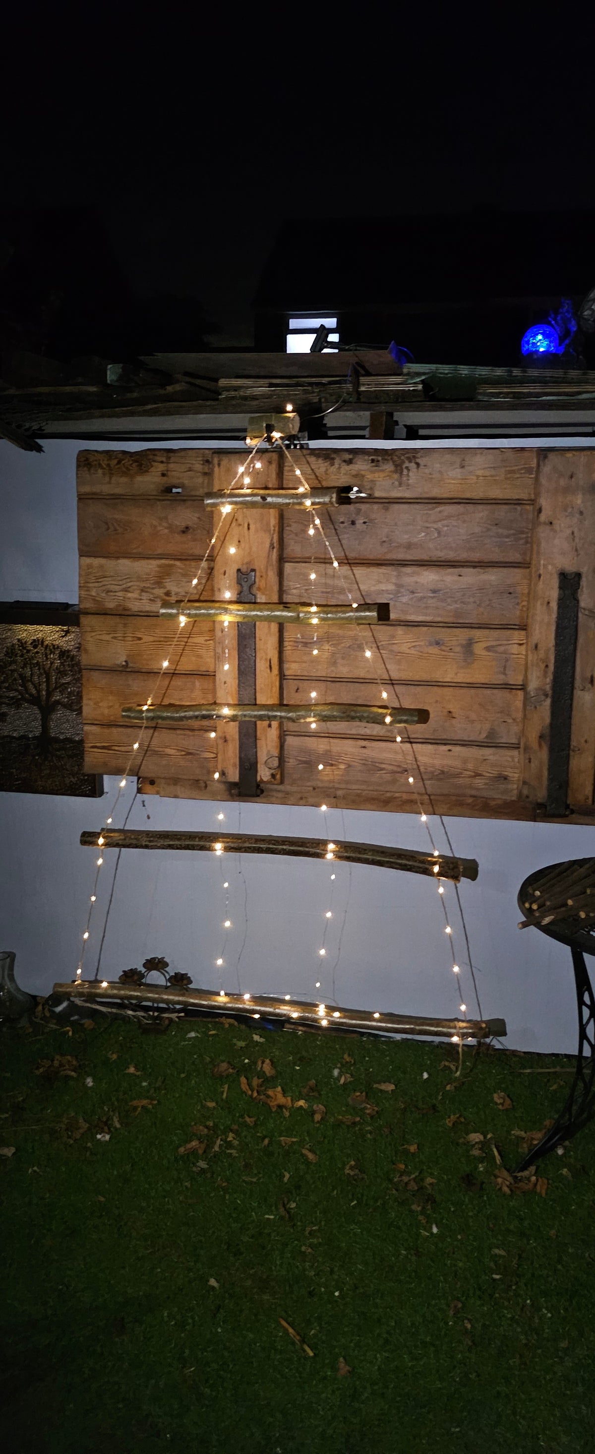 Rustic Wooden Christmas Tree Kit – 7 Branches & String