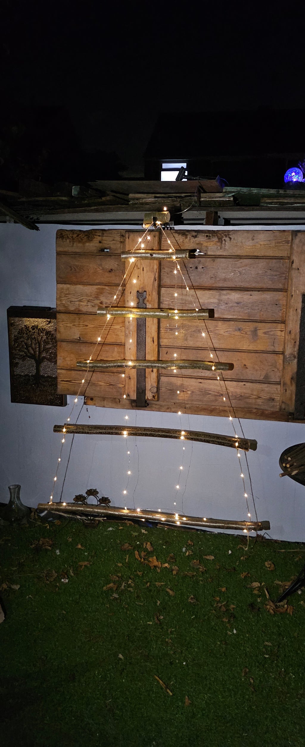 Rustic Wooden Christmas Tree Kit – 7 Branches & String
