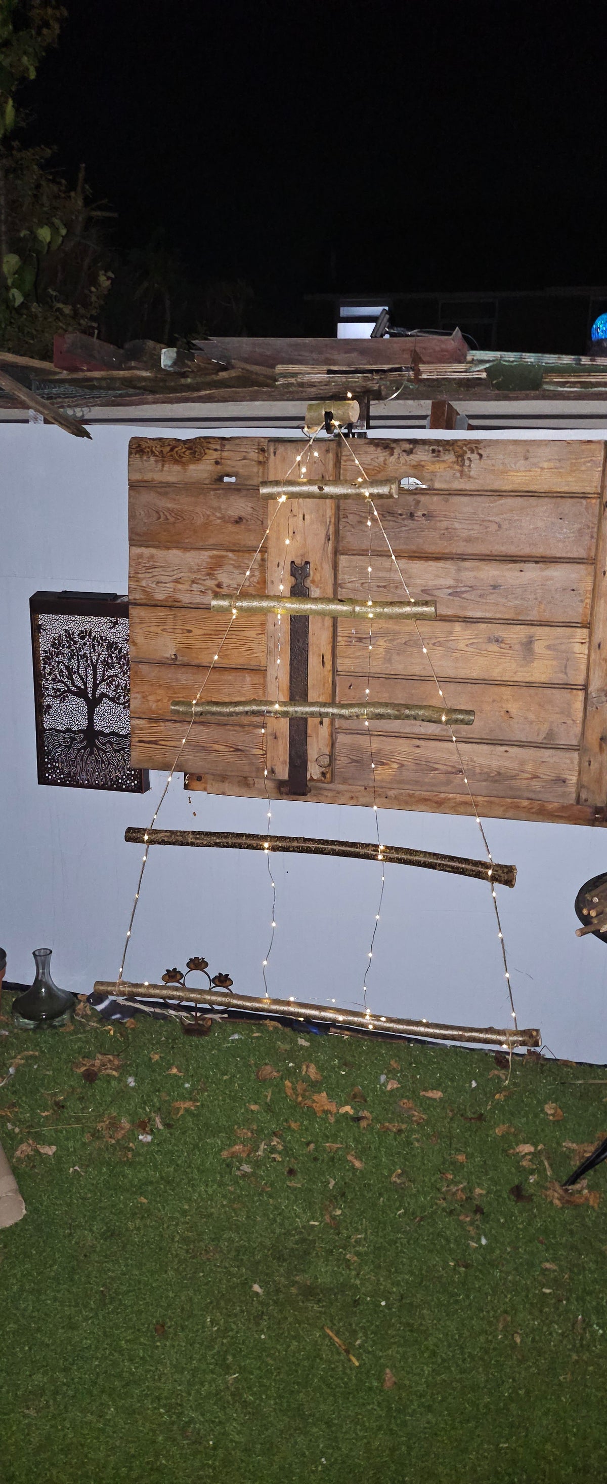 Rustic Wooden Christmas Tree Kit – 7 Branches & String