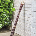 5 x 0.9m (3ft) Wood Gro-Stakes Plants support with Speared-end 5 Pack Willow, Ash, Hazel